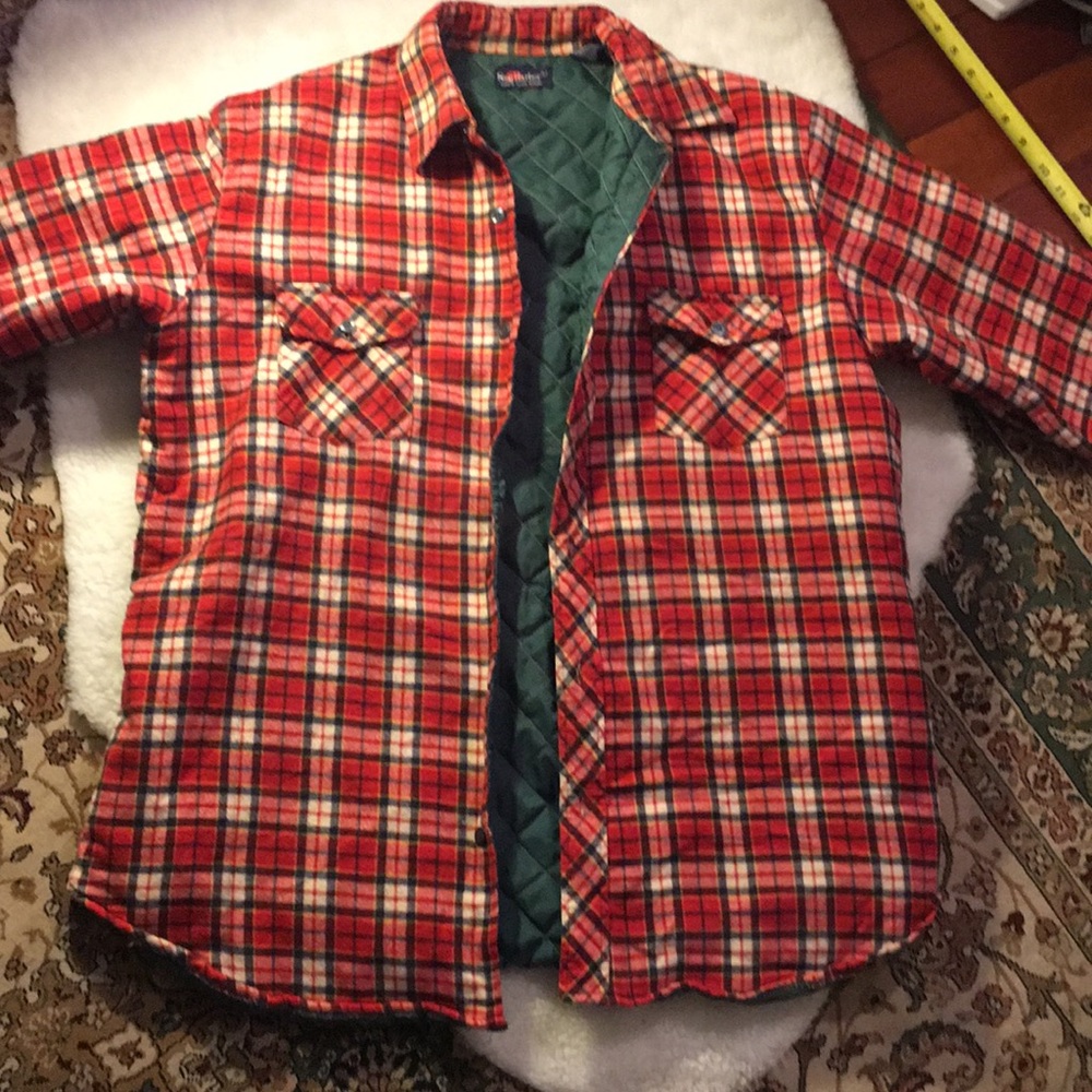 True vintage coat.  Lined.  Lumberjack.  Retro